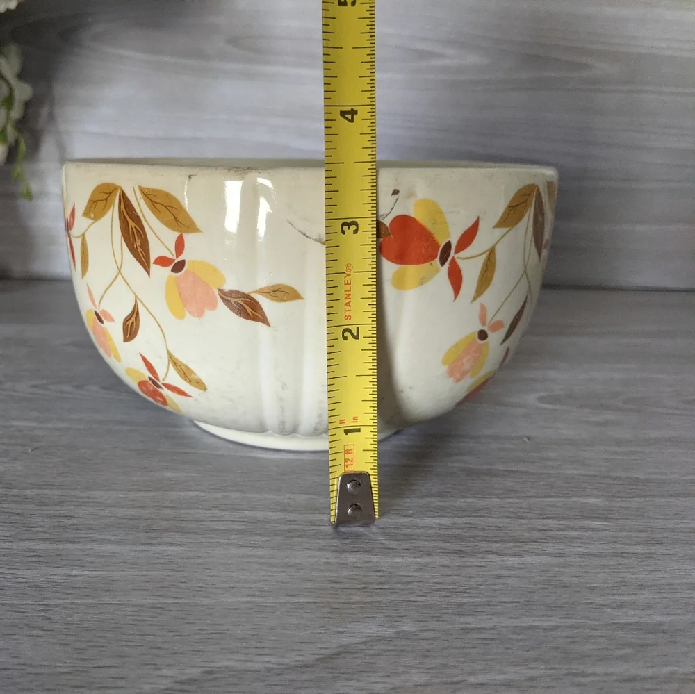 Vintage Hall's Superior Floral Ceramic Bowl
